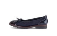 Gabor Dames Ballerina's Donkerblauw Leer Maat 40