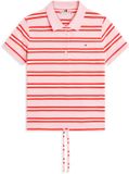 Tommy Hilfiger Dames Polo Katoenmix Roze XS