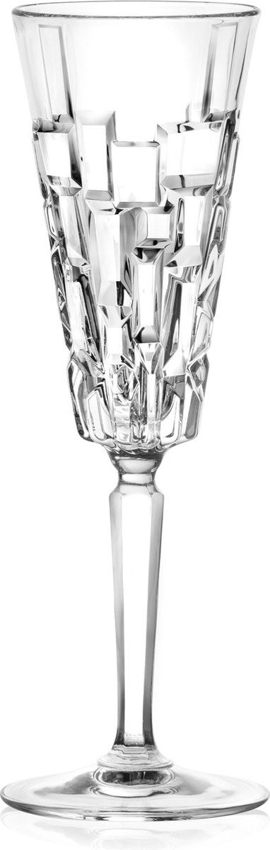 RCR Champagne Flute - Etna - 19 cl - 6 stuks - Kristal - 8007815274376
