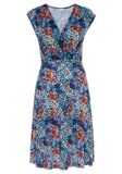 s.Oliver Zomerjurk blauw / lichtblauw / rosé / roestrood