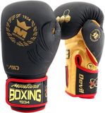 Montana Devil Phoenix Gants de boxe Noir Cuir Unisexe Adultes 10 oz