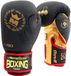 Montana Devil Phoenix Gants de boxe Noir Cuir Unisexe Adultes 10 oz