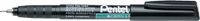 Pentel Fineliner NMF50 F Zwart | 12 stuks