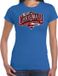 Bellatio Decorations Shoppartners Bv Merry Christmas Kerstshirt / Kerst t-shirt blauw voor dames - Kerstkleding / Christmas outfit M