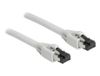 Delock 80561 Câble réseau Gris 3 m Cat8.1 S/FTP Rond
