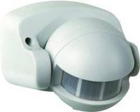 TradinQ GAO 657 Détecteur de mouvement PIR Montage en saillie (sur mur), Murale 180 ° Blanc IP44