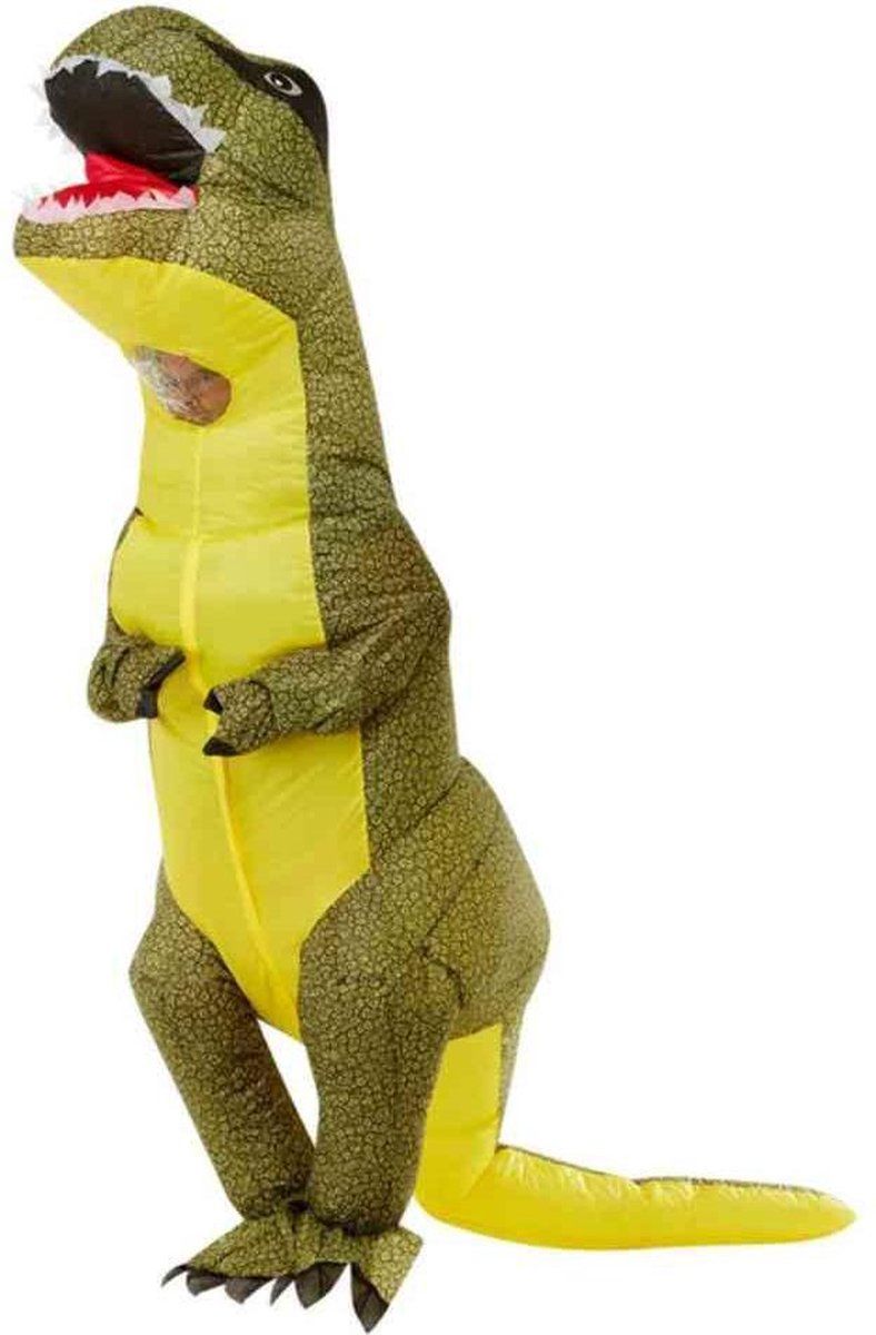 Smiffys Inflatable T-Rex Costume - Green