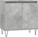 vidaXL Armoire de salle de bain 58x33x60 cm bois de chêne béton gris