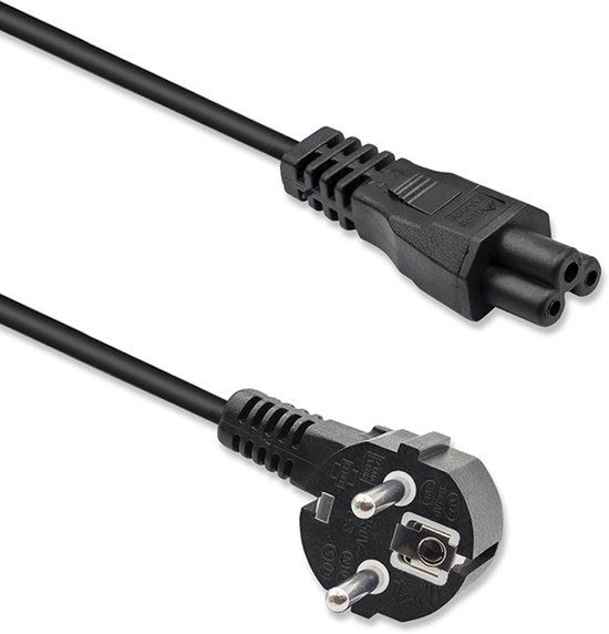 Qoltec Stroomkabel Schuko Iec C5 3X1.0Mm2 Clover Leaf 1.5M