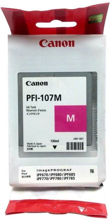 Canon PFI-107M Magenta Ink Cartridge - 130ml