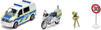 Siku VW T6 met BMW Motorfietspolitie