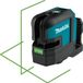 Makita SK105GDZ 12V Li-Ion Kruislijnlaser - Groen - 35m - Body in Tas