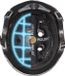 Melon Partychimp Fietshelm Urban Active Polycarbonaat Blauw Mt 52 - 58 Cm