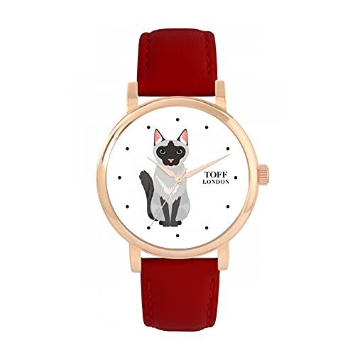 Toff London Siamese kattenhorloge - 5059656641797