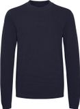 Casual Friday Karl Geverfd coltrui Herfst/Winter 2024 Katoen Ribdonkere marine XL