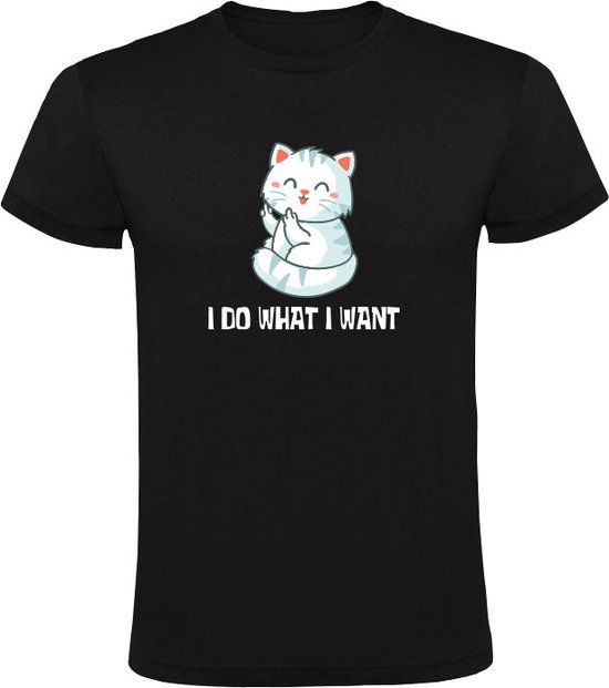 I do what i want T-shirt Men - 5XL - Black