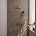 Brauer Copper Edition Thermostatische Regendoucheset Inbouw