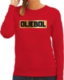 Bellatio Decorations Oliebol Foute Jaarwisseling Trui - Rood - Dames - XS