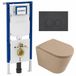 Geberit QeramiQ Dely Toiletset - Antraciet mat