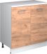 Vicco Armoire d'extension Rion, Chêne doré/Blanc, 80 x 46 cm