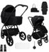 Muuvo Poussette multifonctionnelle 2-en-1 Muuvo One, noir