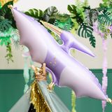 PartyDeco Dino Paars - 120 Centimeter Folieballon