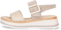 Gabor Sandales Femme Beige Sandales compensées Cuir Boucle Velcro 38