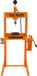 MonsterShop Monster Group BV Hydraulische werkplaatspers met manometer - oranje - 20t - 8 matrijzen