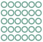 Merkloos Icecat 30 Stuks Groene Fiber Sealing Ringen - Hoog Temperatuur Vezel Washers voor Gasapparatuur