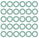 Merkloos Icecat 30 Stuks Groene Fiber Sealing Ringen - Hoog Temperatuur Vezel Washers voor Gasapparatuur