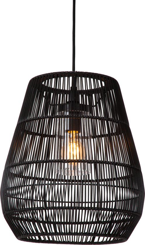 Lucide NERIDA Hanglamp Buiten - Ø 35 cm - Zwart