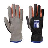 Portwest A280 Wintershield Handschoen, Normaal, Grootte L, Zwart/Oranje