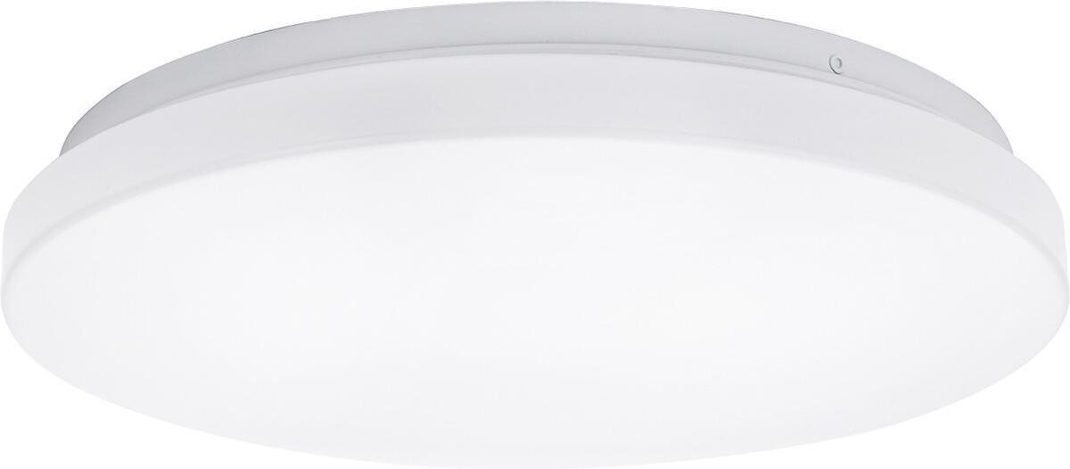 Qualu LED Plafondlamp - Igia Alona - Opbouw Rond - 12W - Warm Wit 3000K - Mat Wit - Kunststof