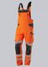 BP 2041-844-6556 tuinbroek voor heren, 79,5% polyester, 16,5% katoen, 4% elastolefine, warmoranje/antraciet, moderne pasvorm, maat 56/58 l