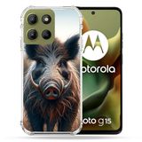 Cokitec Versterkte hoes voor Motorola G15 Jacht Boar Attack