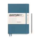 Leuchtturm 1917 Notitieboek B5 Hardcover Gestippeld, Stone Blue