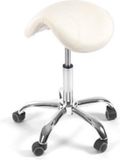 Sibel Saddle Stool White