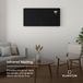Klarstein Wonderwall Air Art Smart panneau chauffant infrarouge 720W noir