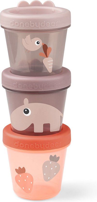 Done by Deer Ozzo Baby Food Containers (3-Pack) - Powder Mix