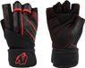 Gorilla Wear Dallas Sport & Fitness Handschoenen Heren & Dames 2.0 - Zwart/Rood - L