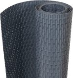 vidaXL Balkonschermen 10 st 255x19 cm poly rattan antracietkleurig
