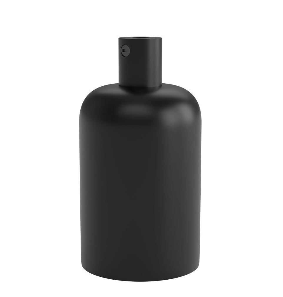 Calex Lamphouder E27 Aluminium 40 mm Mat Zwart Alu Kabel Klem