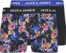 Jack & Jones Boxershorts JACBOTANIC 2-pack Zwart-S