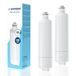 Wessper Waterfilter voor koelkast, vervangingswaterfilter Ultra Clarity Pro 11032518, 11025825, compatibel met Bosch, Gaggenau, Neff en Siemens koelkast, 2 stuks