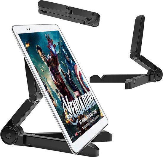 Merkloos Audrey Trading Galaxy Tab Tafel Stand Houder - Universele Tablet Standaard - 7-10 Inch - Zwart
