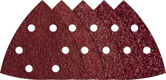 Wolfcraft Schuurpapier 20 stuks voor Delta- & Multischuurmachines 95mm - Korrel: 40,60,80, 120,180