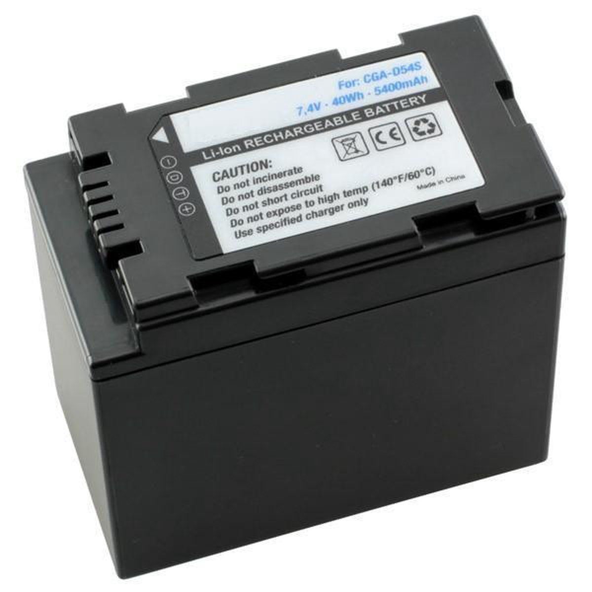 OTB Camera accu compatibel met Panasonic CGA-D54S - 5400 mAh