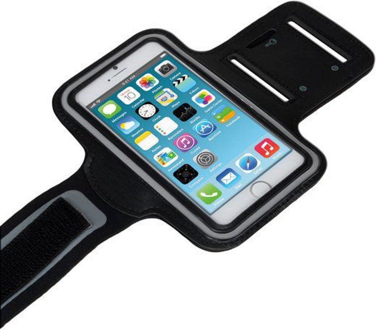 pearlycase Sport Armband hoes voor iPhone 7 - Zwart