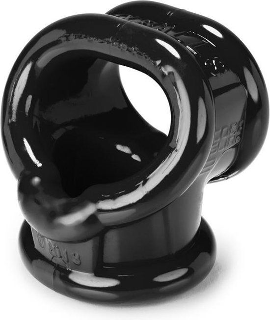 Oxballs Cocksling 2 - Black - Cockring & Ballstretcher - TPR