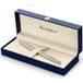 Waterman Hémisphère Fountain Pen | Stainless Steel with 23k Gold Trim | Medium Nib | Black Ink | Gift Box